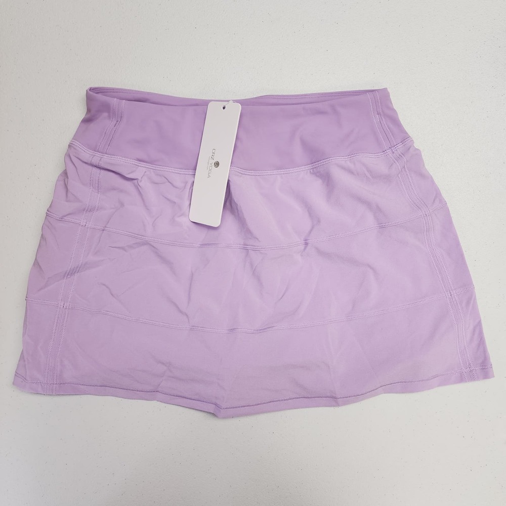 CRZ YOGA Women's Mini Skirt - Lavender